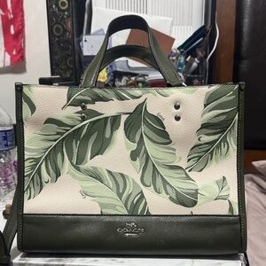 Coach Dempsey carryall leaf bag